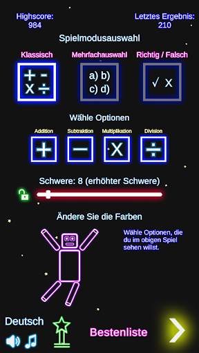 Laser Mathematik: Summieren und Subtrahieren! screenshot 1