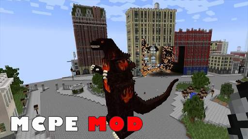 Mod Godzilla Minecraft screenshot 2