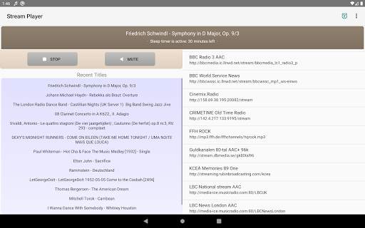 Internet Radio Audio Stream Player screenshot 8