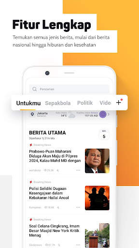 Helo BaBe - Baca Berita screenshot 1