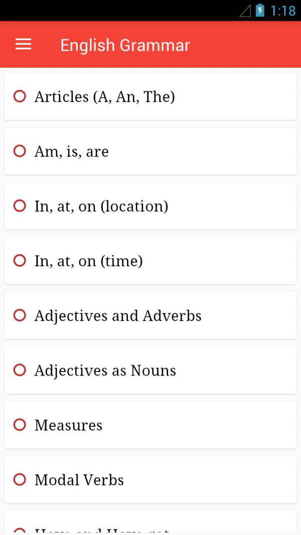 English Grammar скриншот 2
