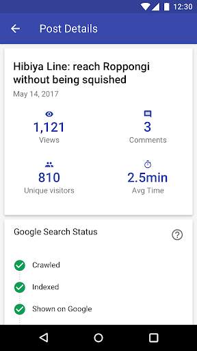 Blog Compass by Google screenshot 5