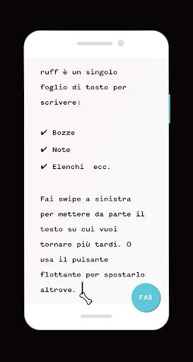 ruff: app di scrittura per ⚡ note, liste & bozze screenshot 6