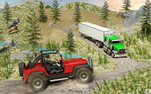 Offroad Jeep Prado Driving- Truck Driver Sim screenshot 11