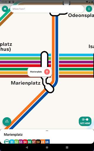 Munich Metro - MVG map and route planner screenshot 12