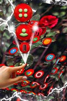 Real Red Roses Launcher Theme 1 تصوير الشاشة