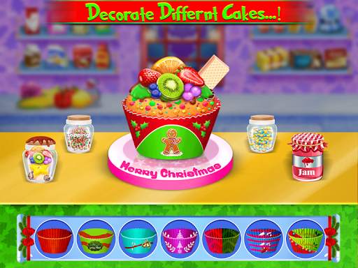 Christmas Sweet Cake Maker - Fun Cooking Game screenshot 4