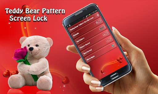 Teddy Bear Pattern Screen Lock 3 تصوير الشاشة