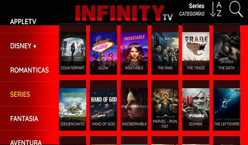 infinity TV screenshot 2