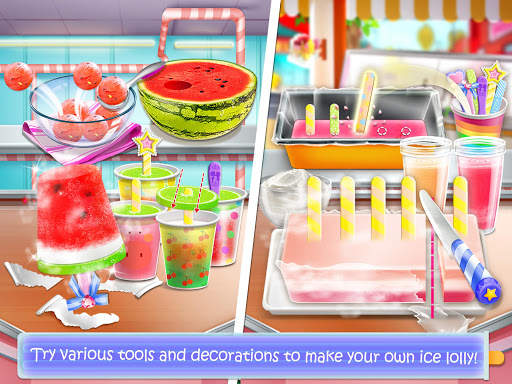 Ice Cream Lollipop Maker - Cook & Make Food Games screenshot 1