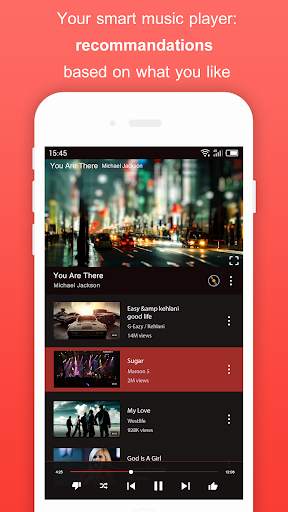 Music for Youtube Player: Red  screenshot 4