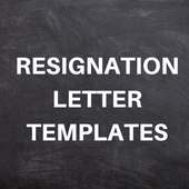 RESIGNATION LETTER TEMPLATES أيقونة