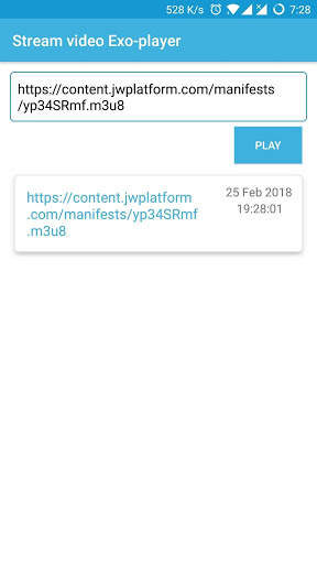 Video streaming player Exo-player 1 تصوير الشاشة