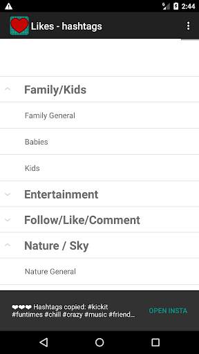 Likes hash screenshot 2