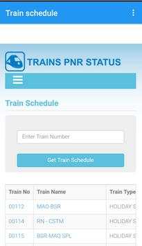 live Railway train Status- IRCTC Train PNR Status screenshot 4