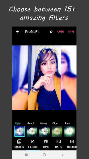 ProfileFit - Photo Editor (Crop, Filters & More!) screenshot 2