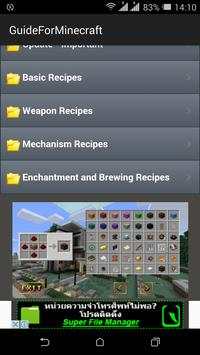 Guide For Minecraft screenshot 1