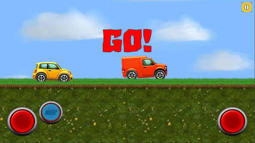 Racing on cartoon cars on the hills and mountains screenshot 9