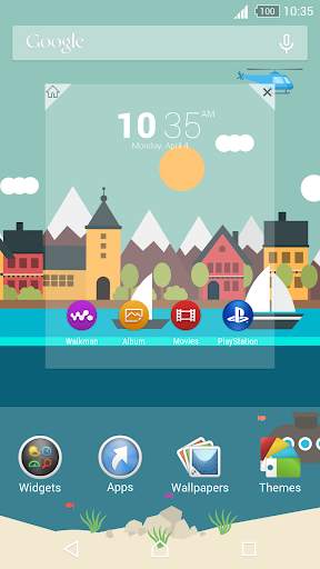 City life theme screenshot 5