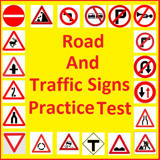 Road And Traffic Signs Test आइकन
