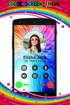 Caller Theme Screen:Color Caller Dialer, LED Flash screenshot 3