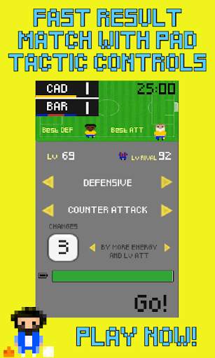 8-bits Football Mini Manager स्क्रीनशॉट 5