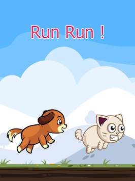 Dog & Cat Runner Game Free screenshot 1