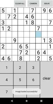 Sudoku-Löser Lösen Sie Sudoku von Bild oder Kamera screenshot 5