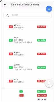Shopping List: line and bar charts, budge control screenshot 5