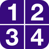 1-2-3-4 icon