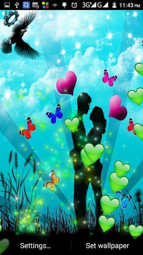 Magic Hearts Live Wallpaper screenshot 3