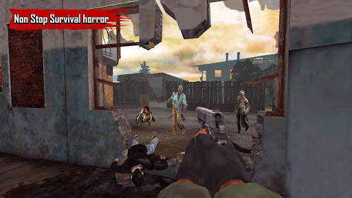 zombie penembakan: mati kota perang bertahan hidup screenshot 2