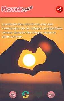 Message SMS d'amour 2016 screenshot 3