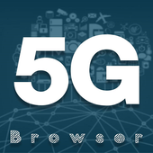 5G Web Browser: Light &amp; Fast - Speed Up Internet icon