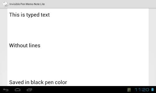Invisible Pen Memo Note Lite screenshot 7