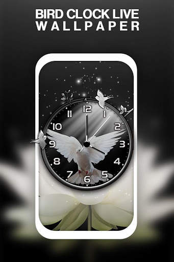Bird Clock Live Wallpaper screenshot 4