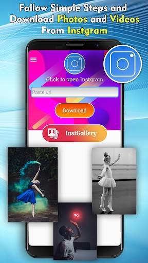 Photo downloader and Reposter for Instgram screenshot 1