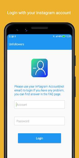 Unfollow and Follow users for instagram screenshot 1