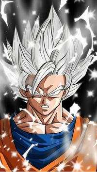 Goku Ultra Instinct Mastered Wallpaper 100% Poder screenshot 1