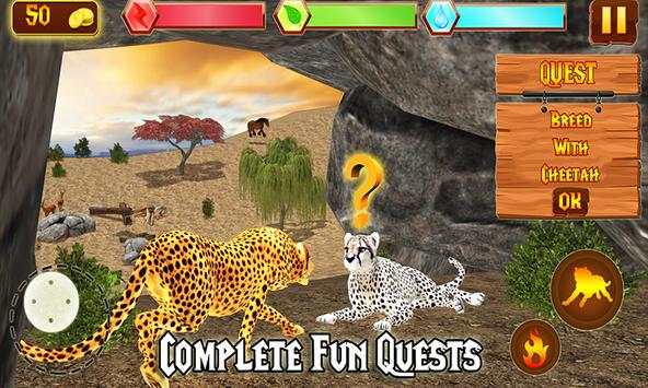 Wild Cheetah Hunt Simulator 3D screenshot 3