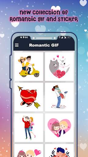 Romantic GIF : Romantic Love Stickers for Whatsapp screenshot 1
