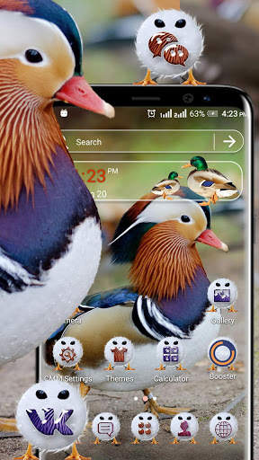 Mandarin Duck Launcher Theme screenshot 1