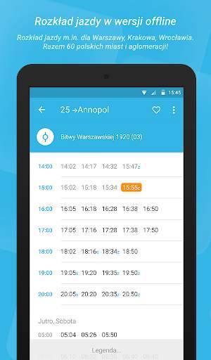 Transportoid  - rozkłady jazdy, wyszukiwarka trasy screenshot 4