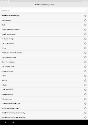 Chemistry  Terms screenshot 6