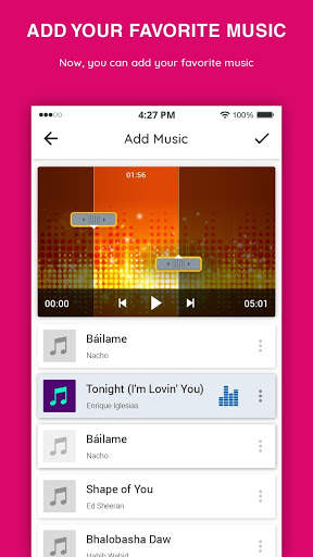Music Beats Wave Particle.ly Video Status Maker स्क्रीनशॉट 6