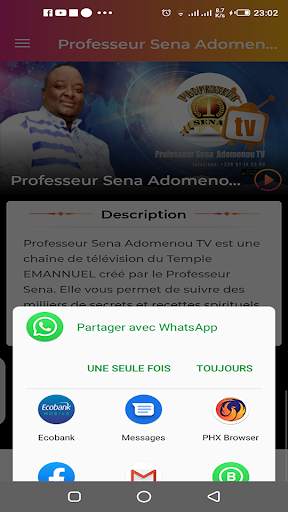 Professeur Sena Adomenou TV screenshot 8