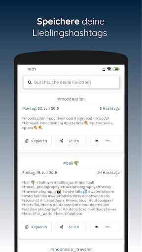 Tag Me - Finde & Suche Top Instagram Hashtags screenshot 5