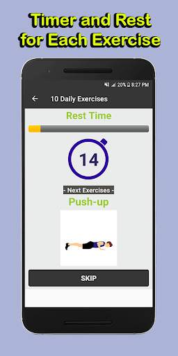 10 Daily Exercises - Full Body Workout screenshot 3