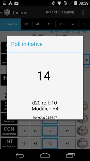 PCGen Character Importer Lite screenshot 2