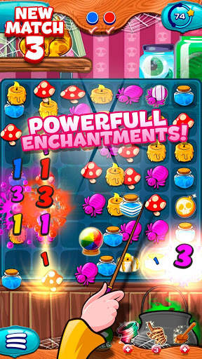 The Apprentice Witch - Puzzle Match 3 Game screenshot 3